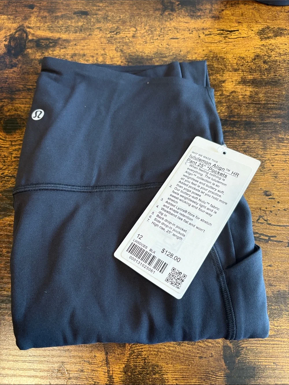lululemon athletica Black Leggings with Logo